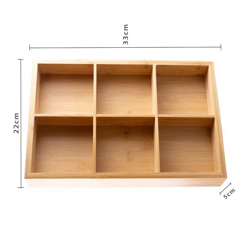 
Handmade Craft Large Bamboo Storage Organize and Display Tea Box 
