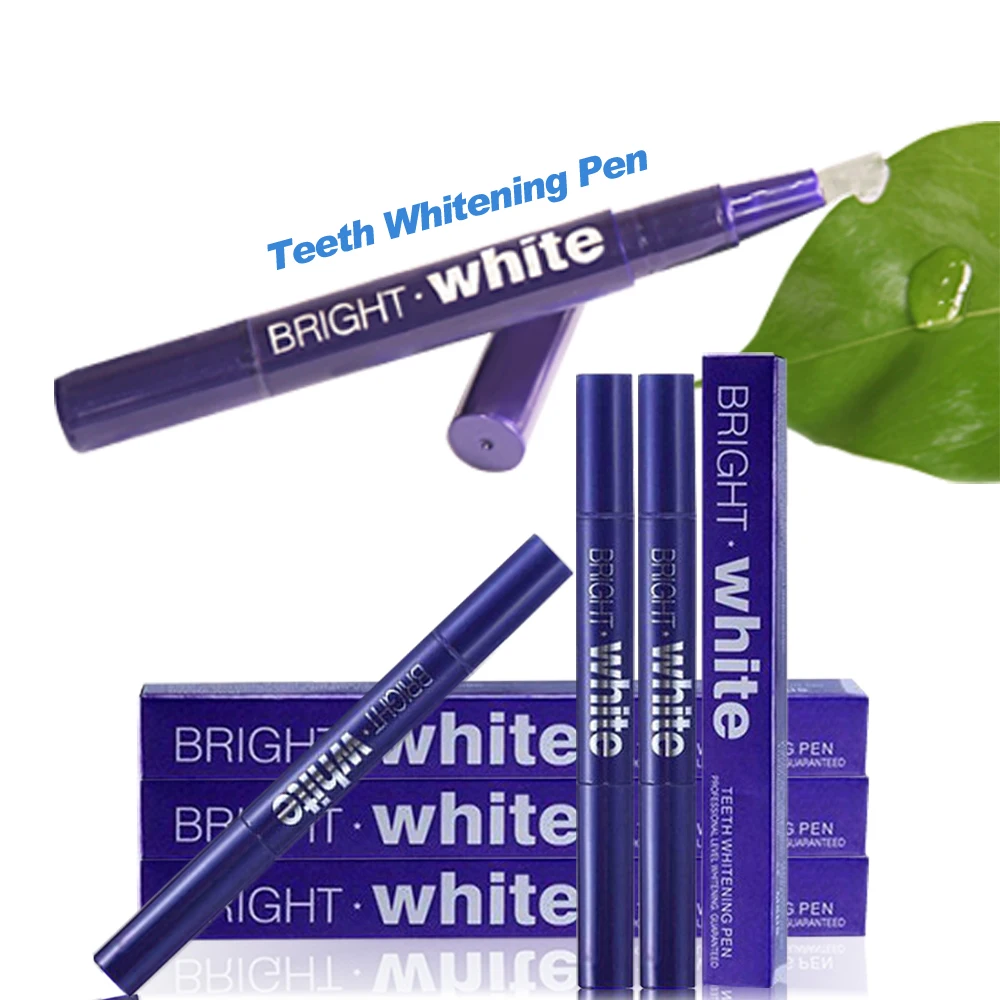 OEM private label logo carbamide peroxide instant dazzling bright whiten bright white teeth whitening pen