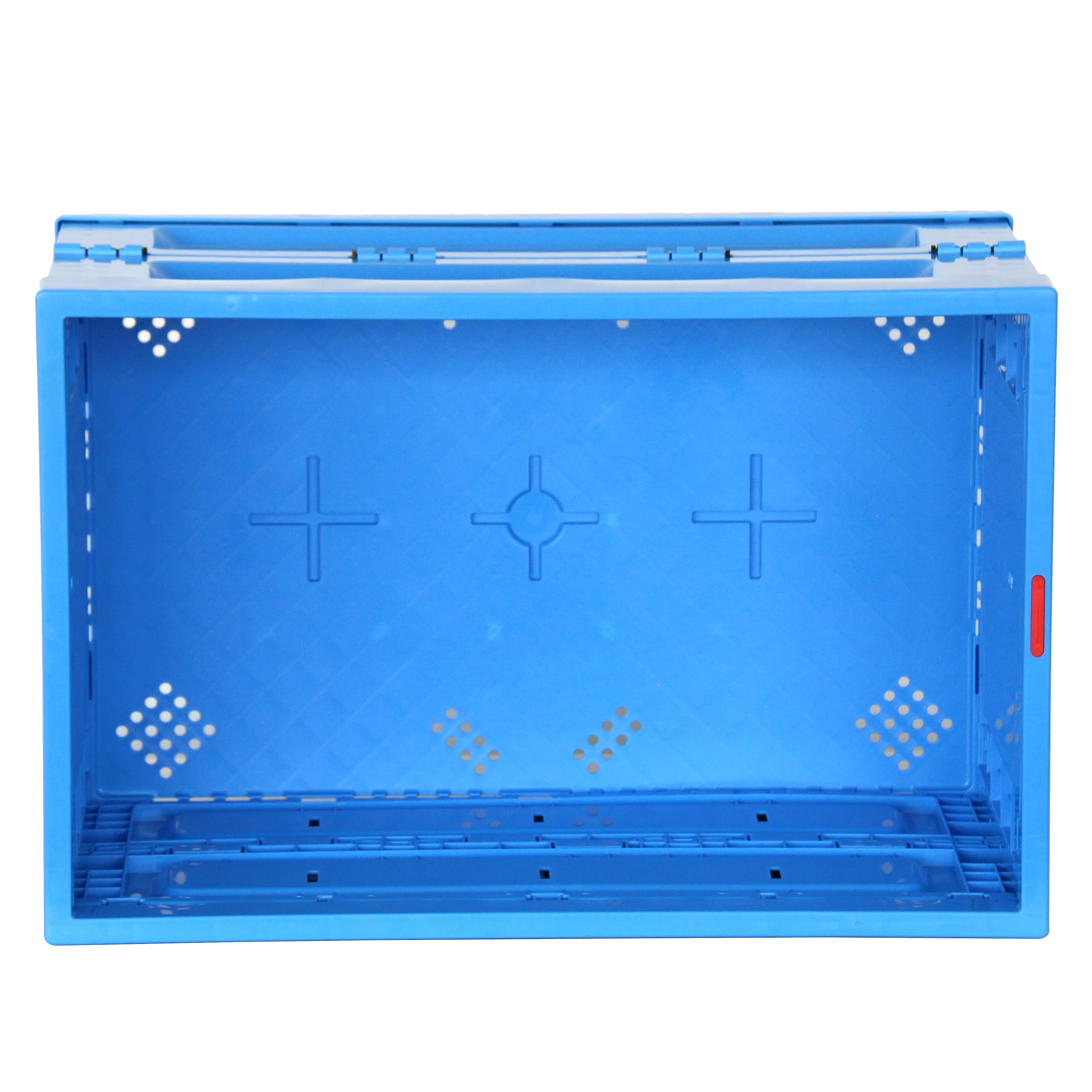 Euro high strength stack plastic collapsible storage vertical box for AS/RS