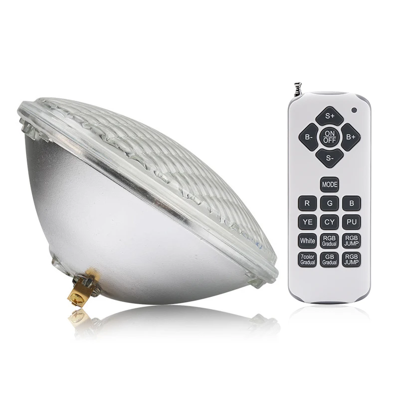 PAR56 Underwater Lamp AC12V 18LED IP68  Piscina Light Cold Warm RGB Waterproof Swimming Pool LED Spotlight