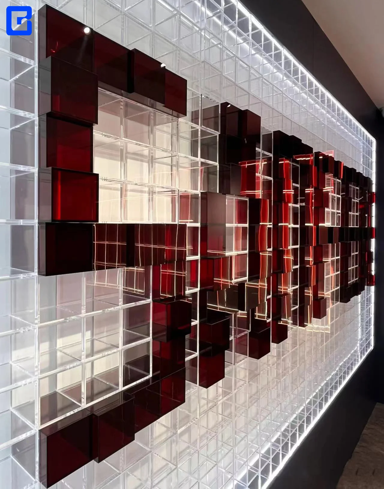 Good quality acrylic display cabinet acrylic rack display case acrylic wall shelf