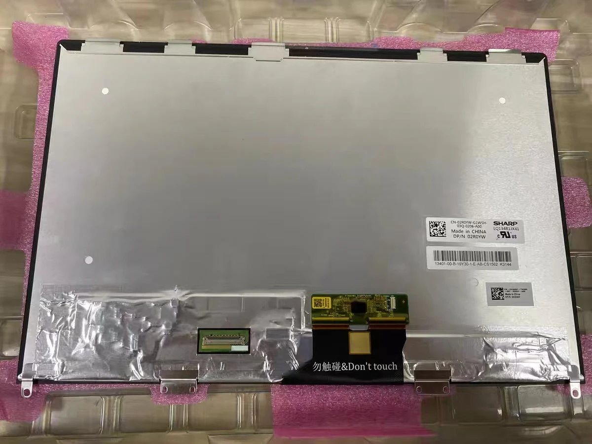 Для Dell XPS 13 7390 2 в 1 сенсорный ЖК-экран LQ134R1JX41 02R0YW UHD 4K дисплей