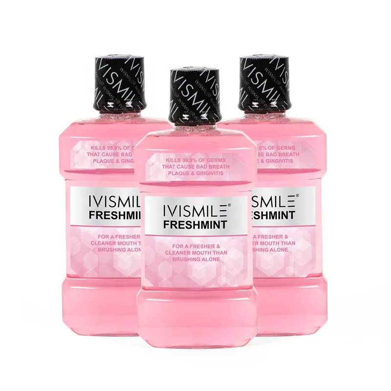 IVISMILE Oral Care Factory Private Label Wholesale Mouthwash 250ml Mint Flavor