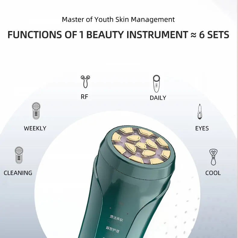 Made in China Portable Handle Ultra Heated and Cooling Radio Frequency EMS Beauty Machine