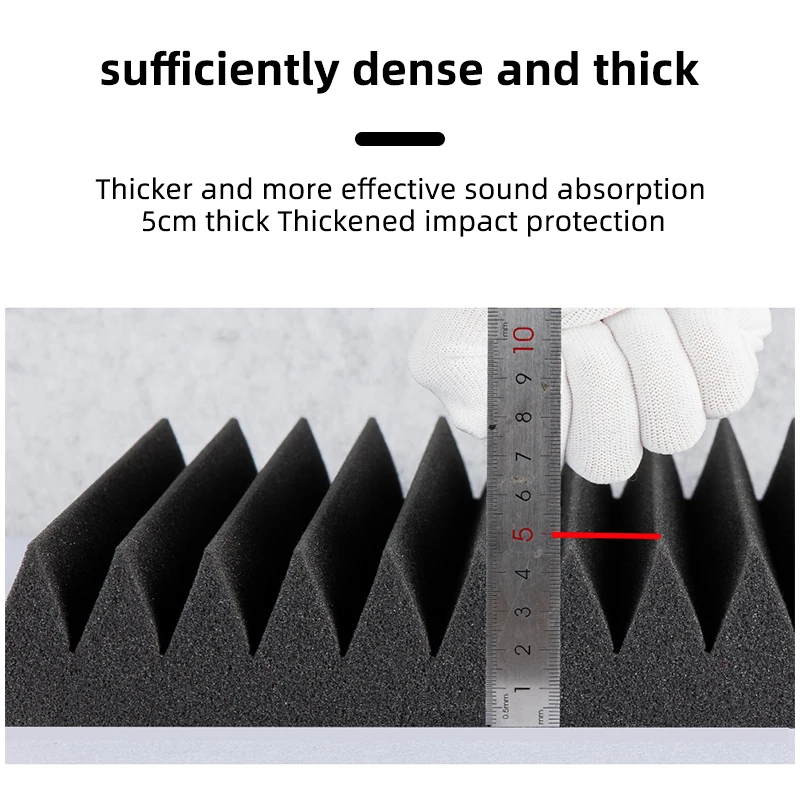Funas Acoustic Wedge Studio Soundproofing Foam Wall Tiles acoustic panel malaysia acoustic foam soundproof