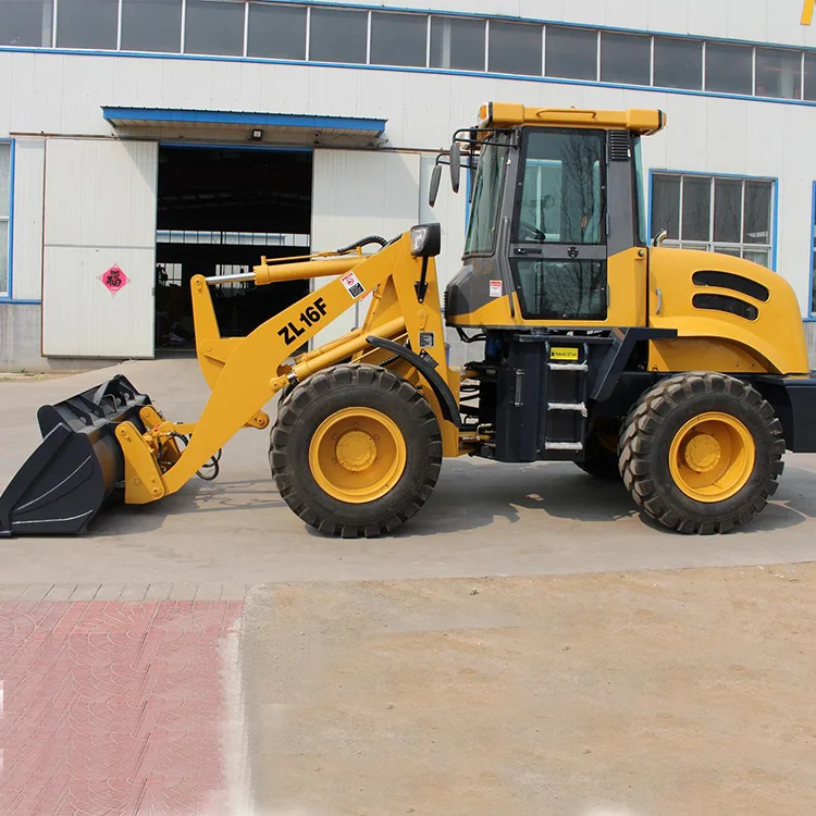 Фронтальный погрузчик ZL16F с A/C колесный для обзора задней камеры