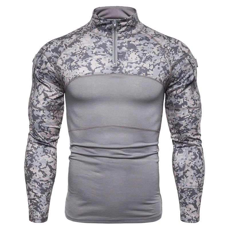 Camouflage Tactical  Long Tactical Style Dress Shirt Type Shirts Black Tactical Uniform