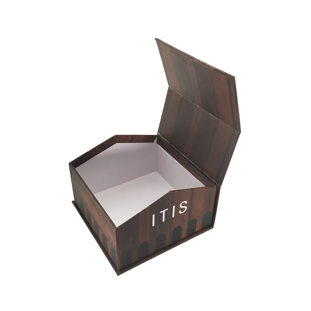Custom printed luxury cardboard house shape gift box
