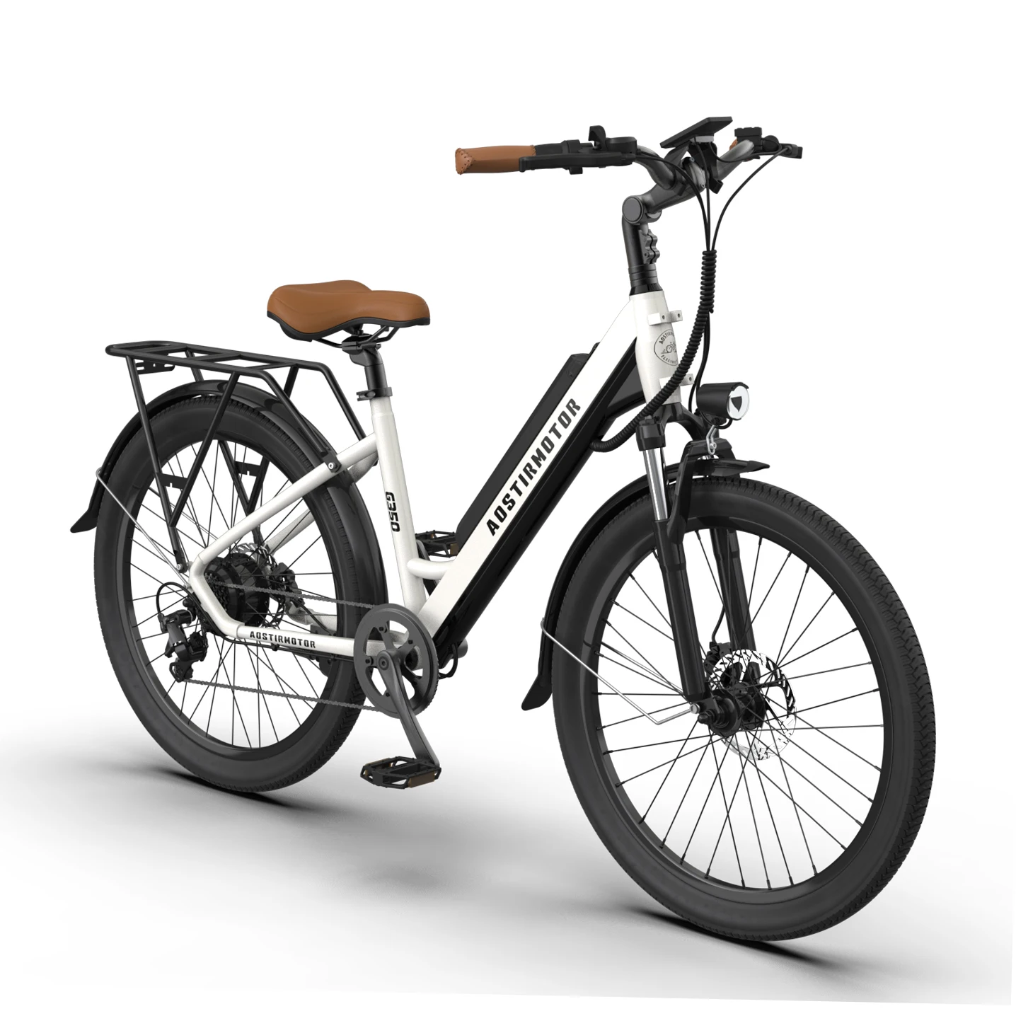 US Stock Lightweight 36V 10Ah Battery Cycle 26 Inch 350W Electric City Bike