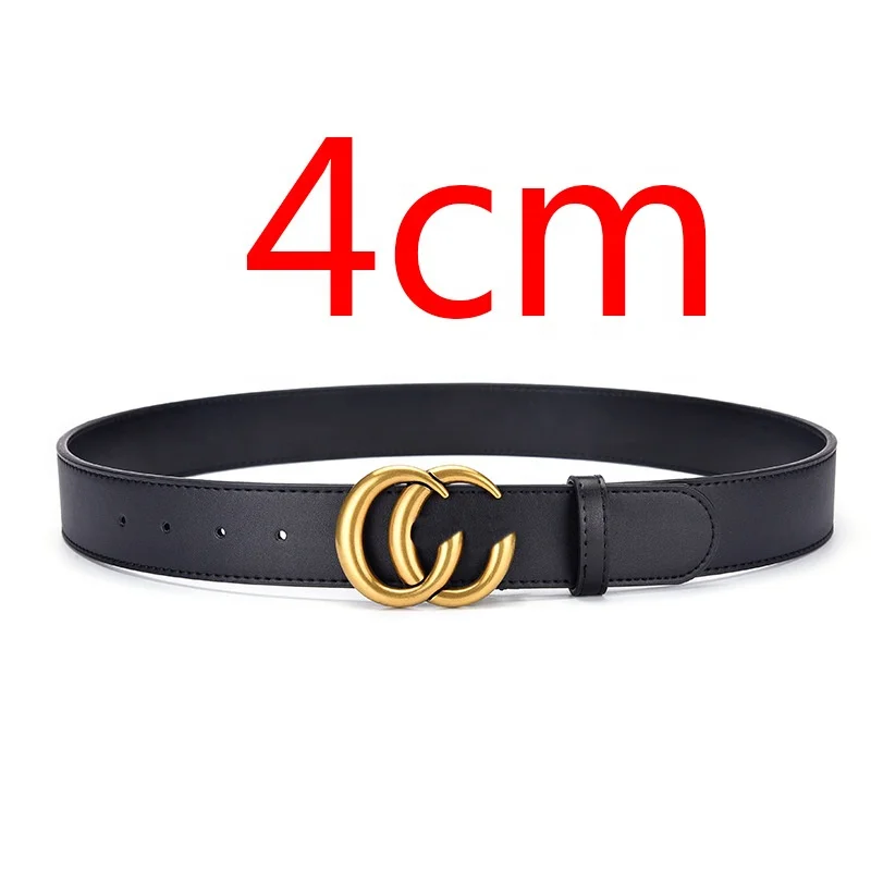 Wholesale Fashion Female High Quality PU Leather Letter Fashion CC Buckle Belt for Lady Woman Waist Belt Designer Belt
