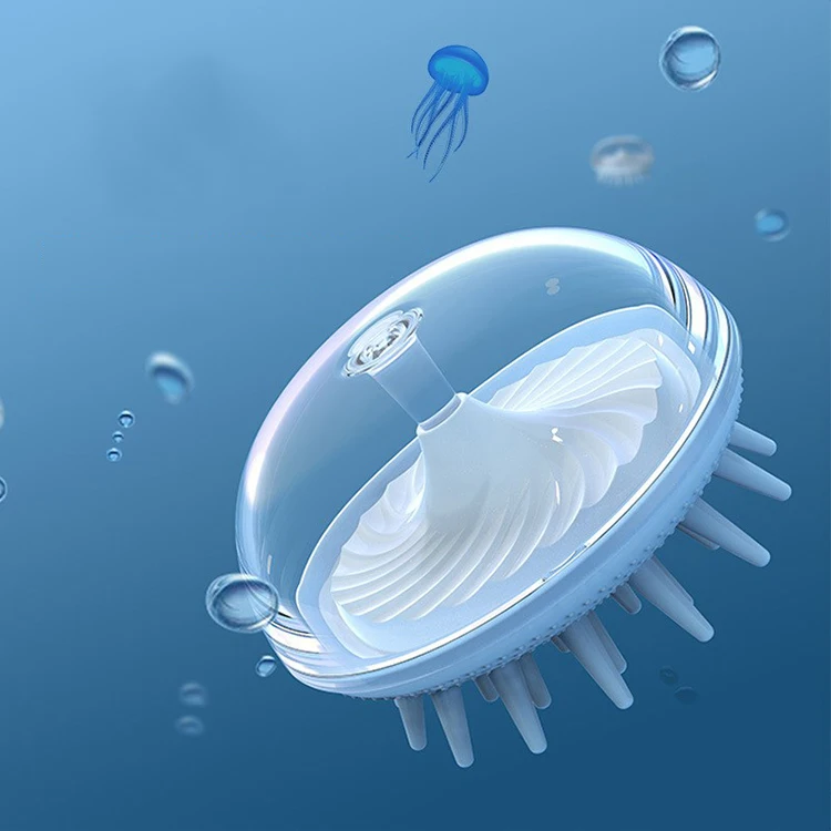 Amazon Hot Sale Massage Brush Hair Shampoo Brush Silicone Scalp Brush