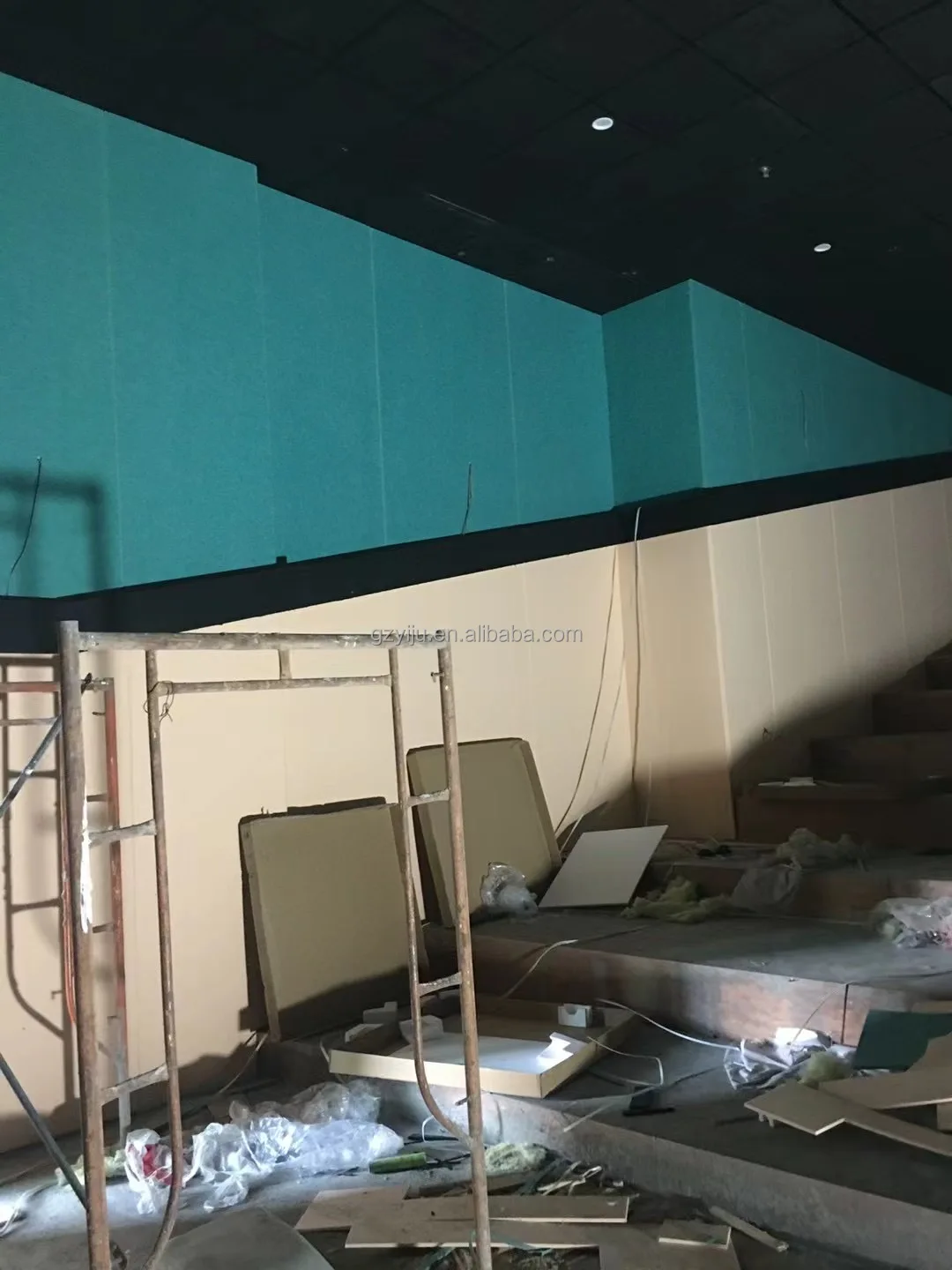 Same-Day Shipping High Resilience Sound Deadening Bevel Edge Fabric Acoustic Panel For Studio Record