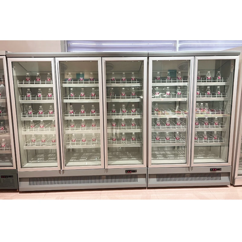 Frost-Free Vertical Large-Capacity Under unit convenience cabinet air cooling upright Freezer Ice Cream Vertical Deep Freezer