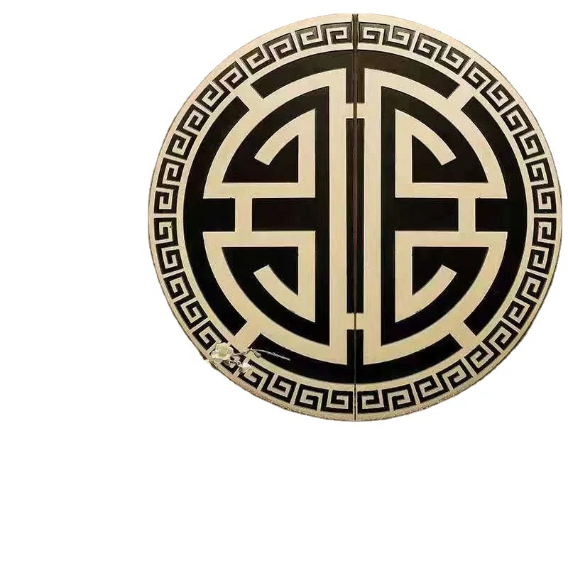 Chinese traditional design professional half round aluminum carving solid door handle manufacturer
