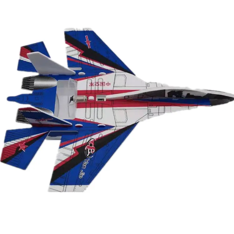 Manufacturer Wholesale New SU-27 Fighter USB Throwing Foam Aircraft Plane Model