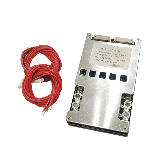 HeltecBMS Lifepo4 BMS 48V 18650 for 16s solar new energy storage electric bike battery pack Lithium BMS 100A 120A