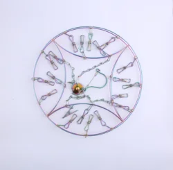 Цветная вешалка для носков, шорт, нижнего белья, из нержавеющей стали