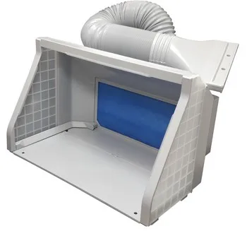 Airbrush Lighted Portable Hobby Airbrush Spray Booth With LED Lighting for Painting All Art Cake Craft Hobby