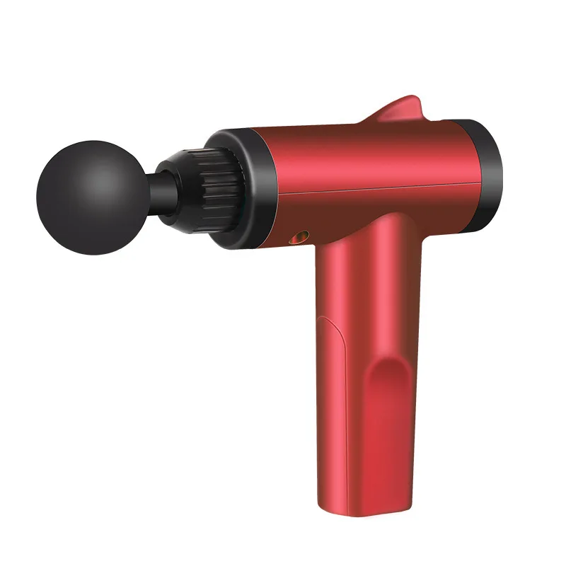 Factory Price Athlete Body Massager 2400mah 30 Speed 16mm Heat Deep Tissue Muscle Cordless Massage Gun With 6  Heads