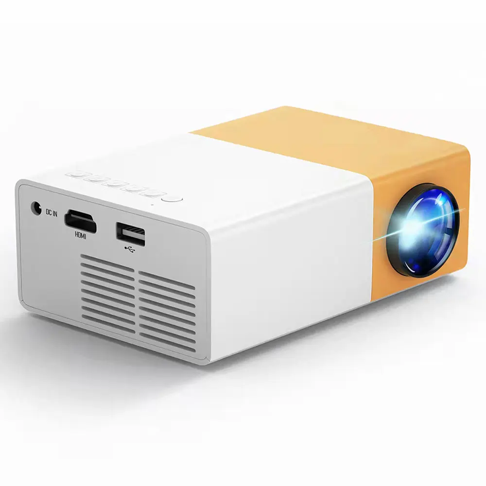 New Arrivals Mini Projector YG300 Pro Full HD LCD 2000 High Lumens Beamer Native 480P Support 1080P for Christmas Kids Projector