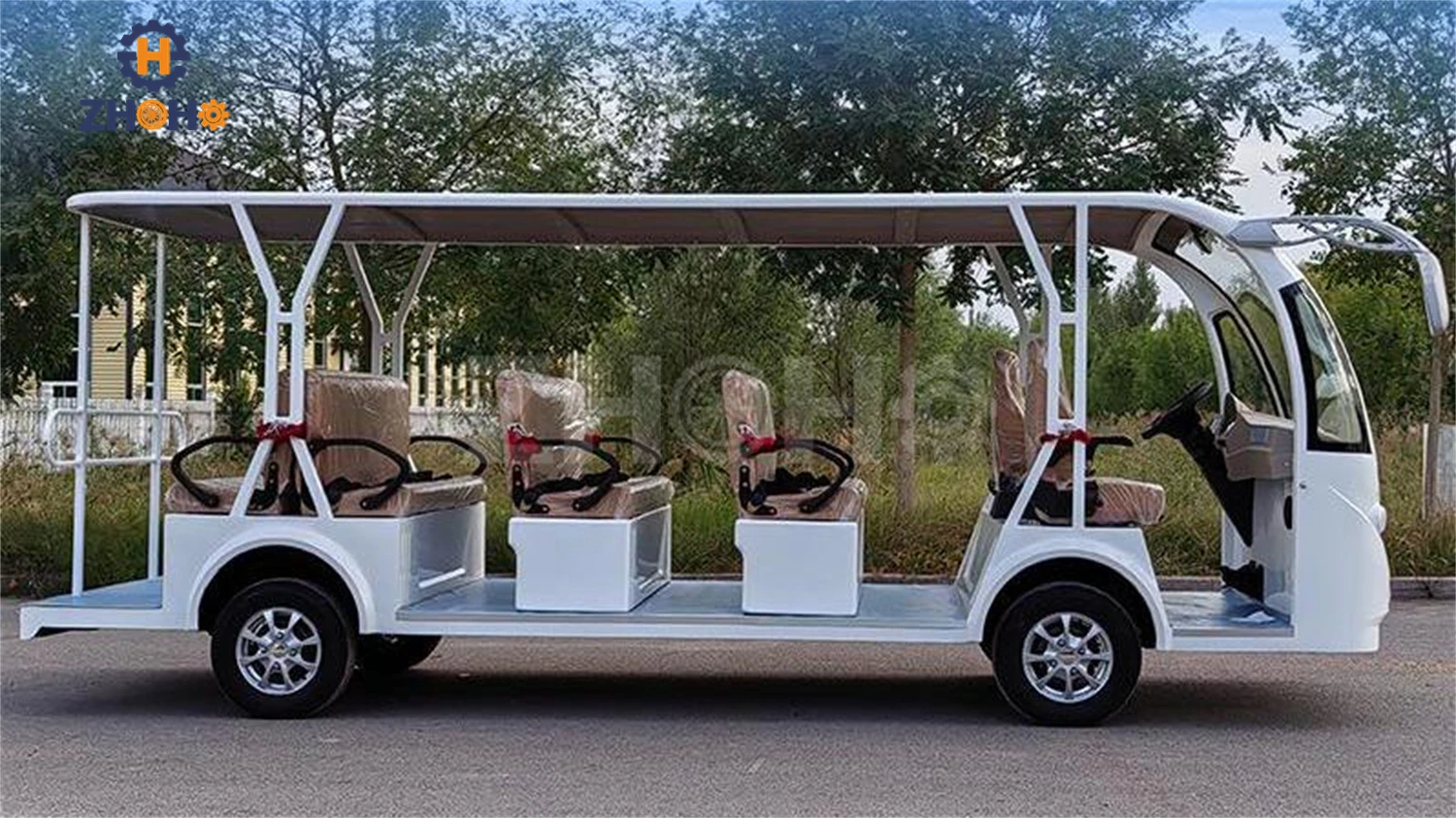 Прямая Продажа с завода Электрический 23-местный экскурсионный автобус мотором 96 В