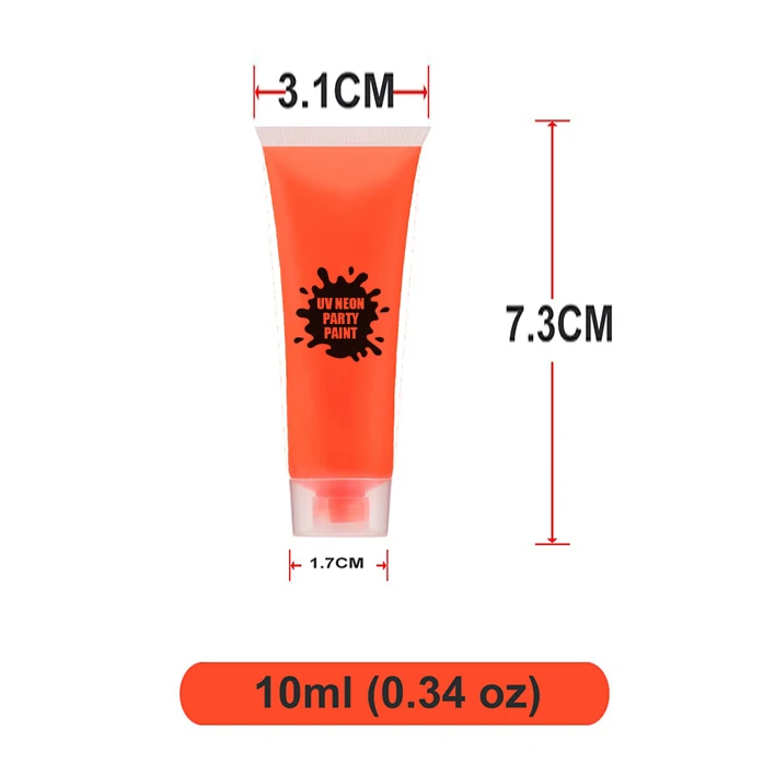 30 Value Pack UV Neon Party Glow in Dark Face and Body Paint