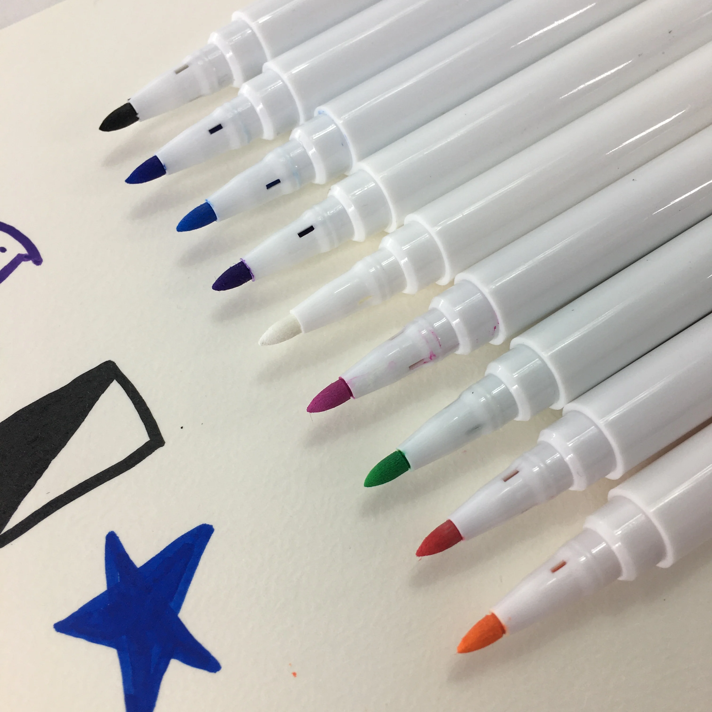 Non Toxic Dry Erase and Wet Erase Blackboard Whiteboard Marker Pen Set School