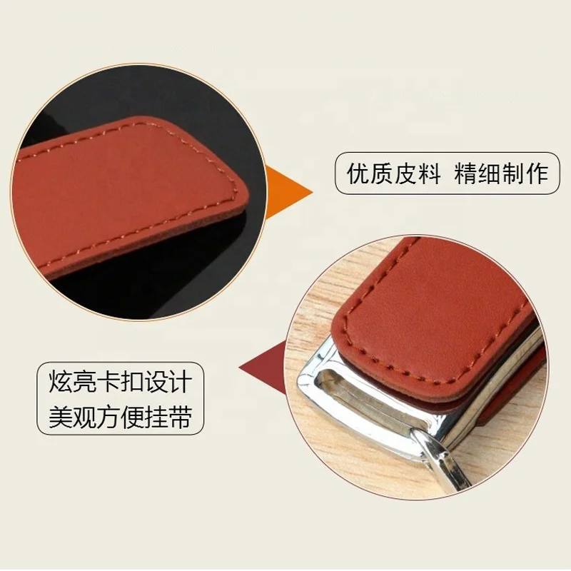 Pu Leather Usb Thumb Drive Custom U Disk Usb Pendrive Wholesale Leather Case Usb 2.0 Flash Drive 2Gb 4Gb 8Gb 16Gb 32Gb 64Gb