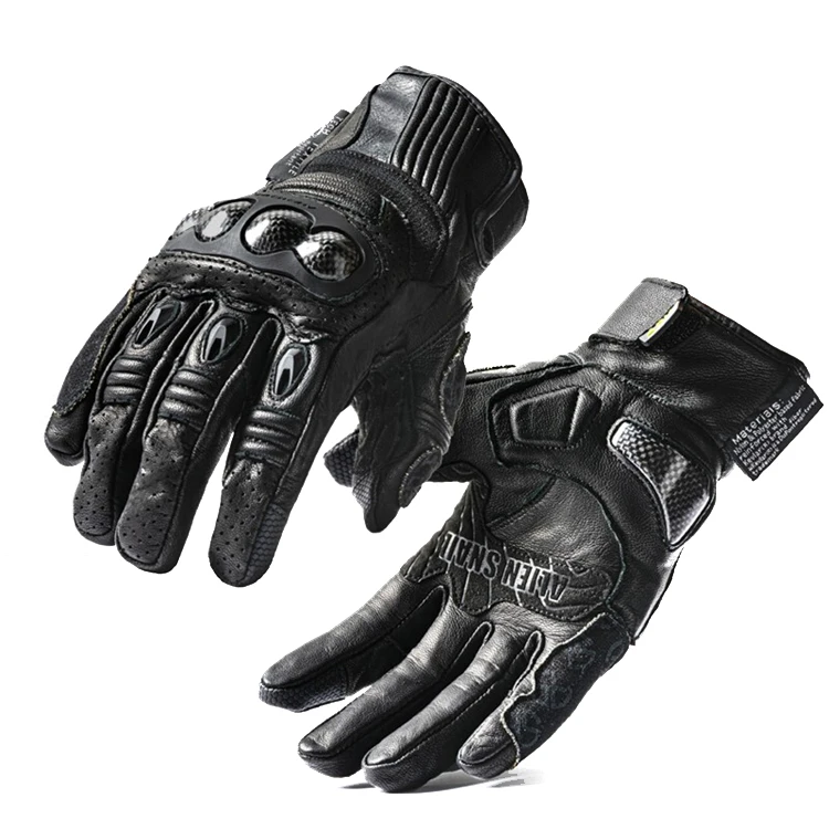 Cheap Price Genuine Leather Men Motorbike Gloves Riding Racing Safety Gloves Motorcycle Gloves