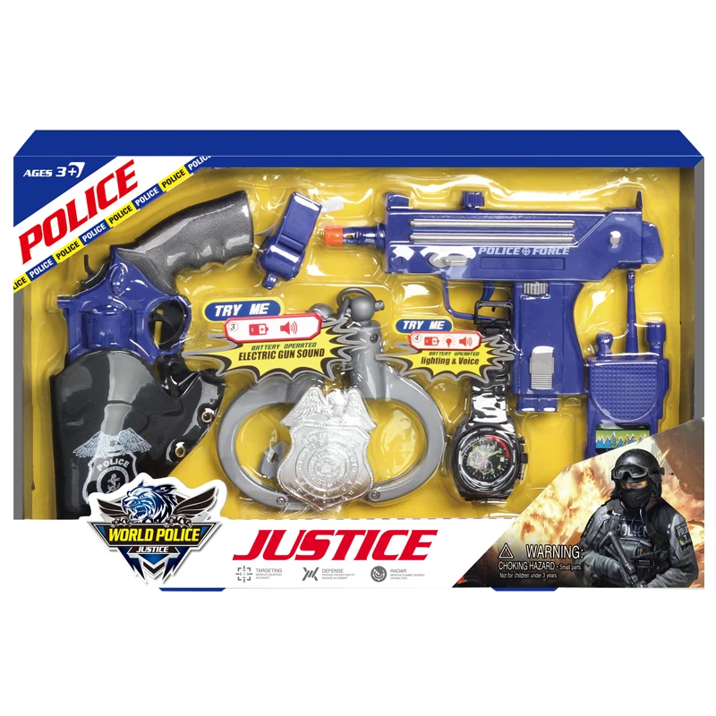 Лидер продаж, детские школьные развивающие игрушки, ролевые игры, комплект игрушек, ролевые полицейские игрушки с тканью