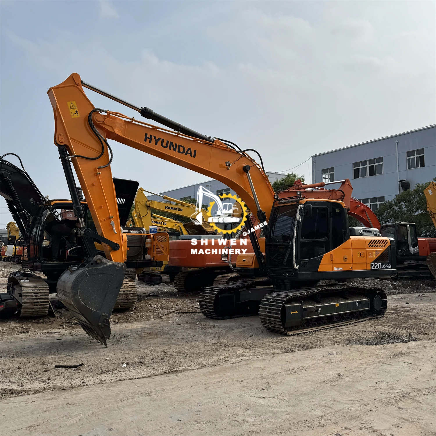 Гусеничный экскаватор HYUNDAI 220LC-9S Korea оригинальный низкорабочий высококачественный гидравлический