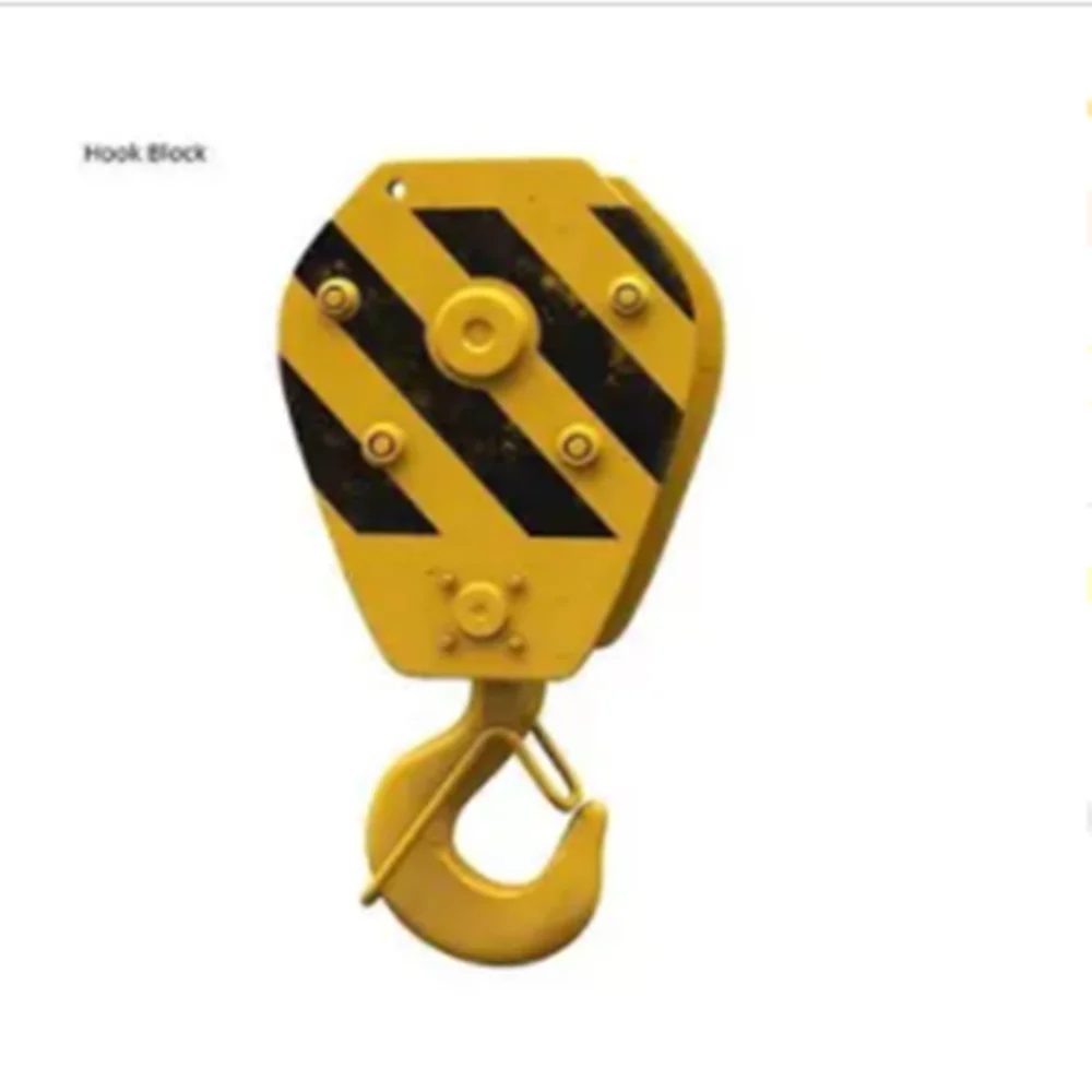 traveling block and hook for oil well drilling rig YC225