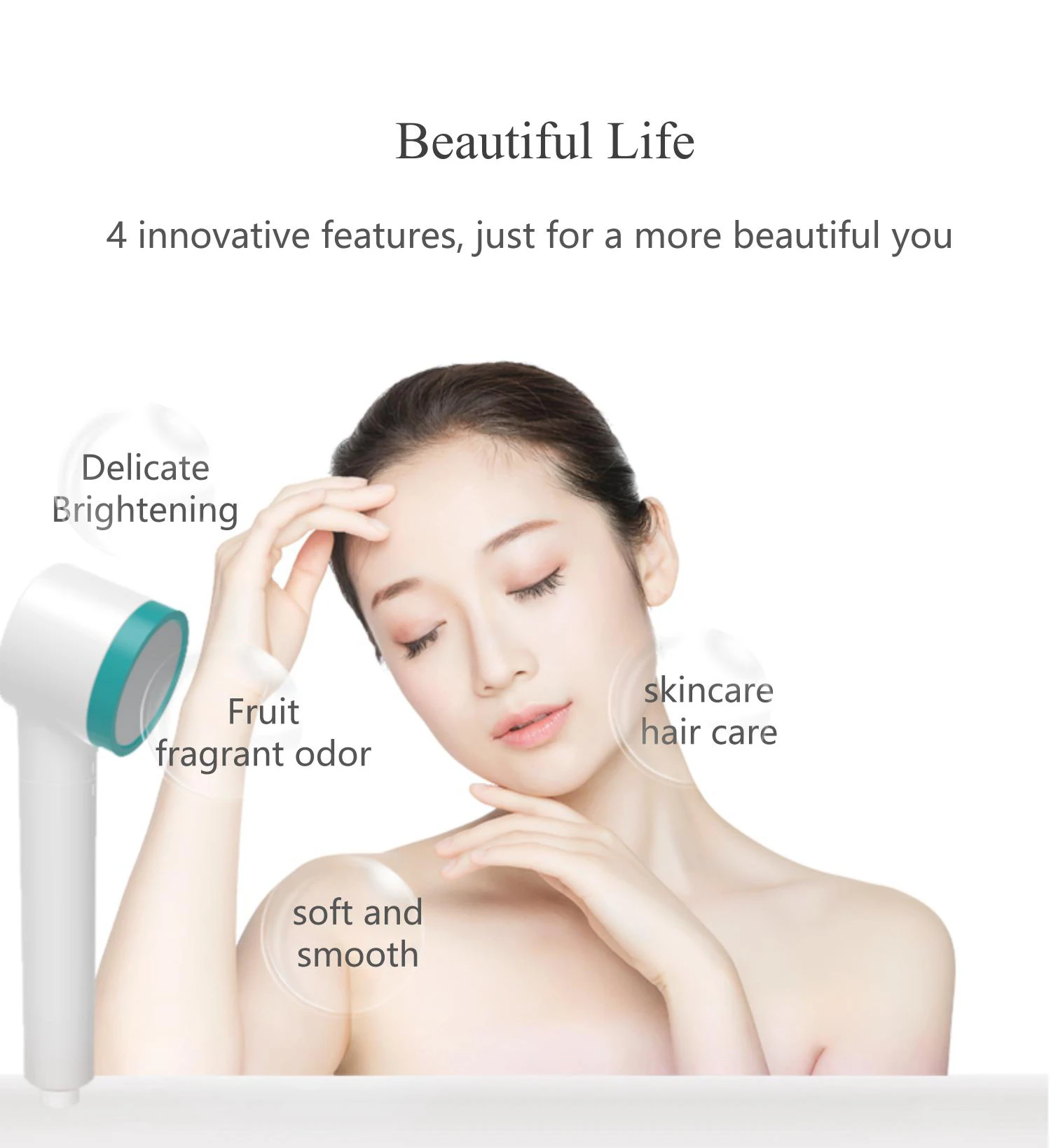 New High Pressure Shower Head Filter Water Softener Water Saving Shower Heads Shower Filter