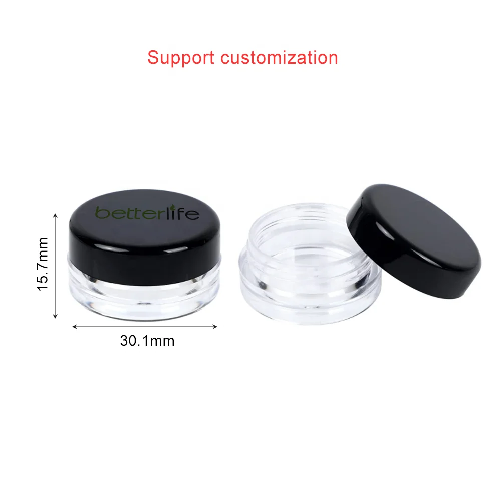 Factory prices 3g 5g 7g 9g 1oz 2oz Custom Glass Cosmetic Cream Jar Small Glass Jar for Eye Cream