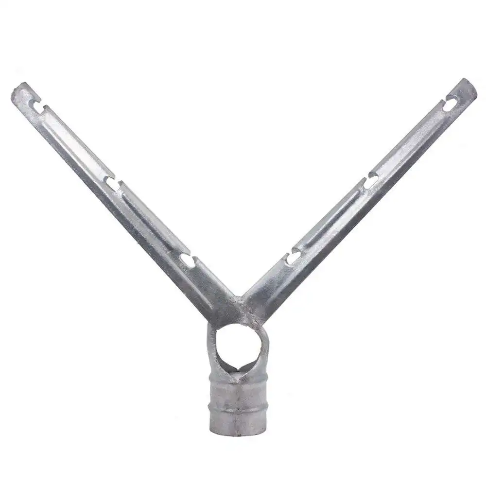 Chain Link Fence double Barbed Wire Arms/Galvanized Barb Wire Extension Arms