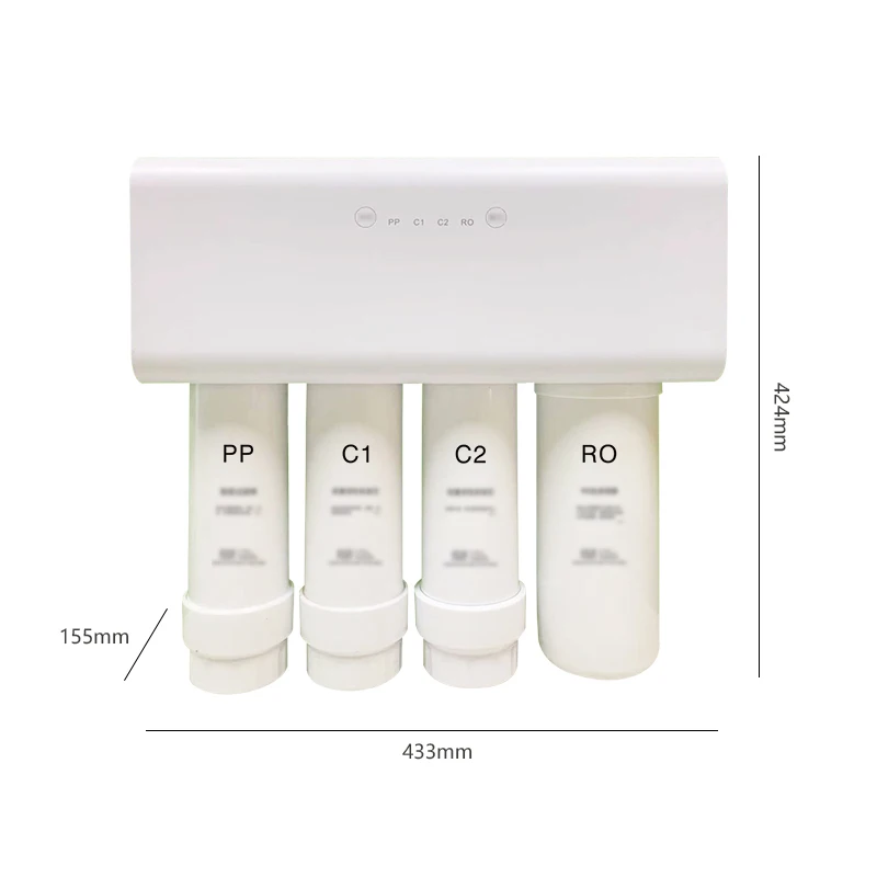 wholesale kitchen under sink water treatment appliance electric water pump dispenser 3 stages ro membrane bacteria water filters