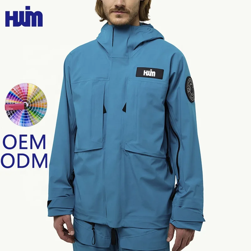 Wholesale Workwear Hoodie Jackets Outdoor Warm Hardshell Tactical Fall ODM OEM Custom Length Men Waterproof Jacket