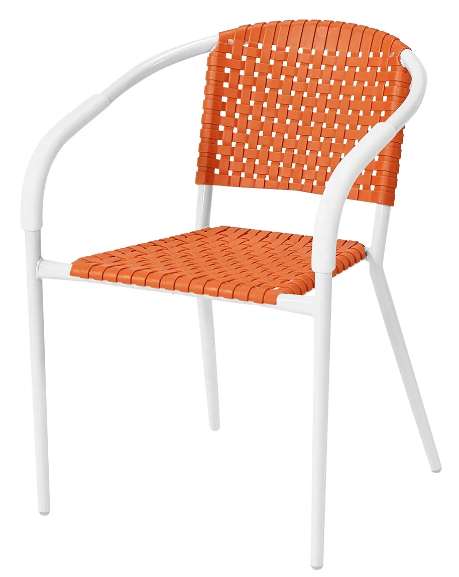 Стулья из полипропилена, пластиковая металлическая рама, обеденный стул для штабелируемого стула из пластика