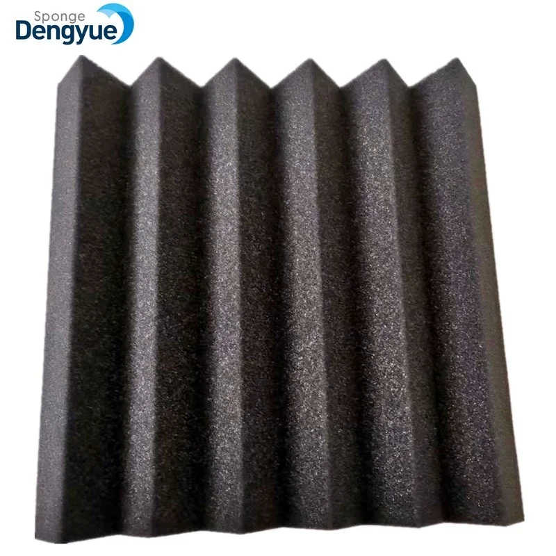 Wedge Shape Acoustic Foam   Piano room  acoustic soundproof sponge