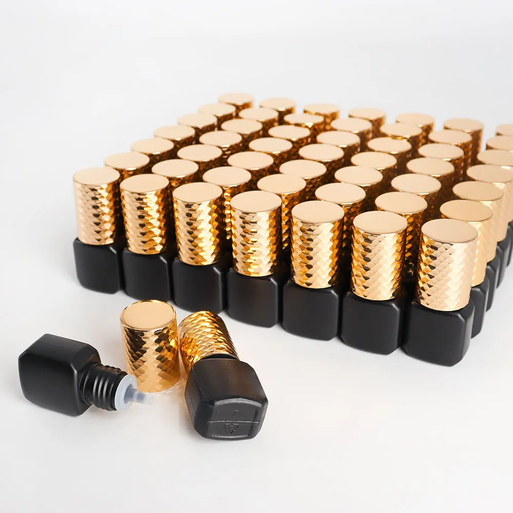 Private Label Black White Custom Colors Bottles 5ml Lasting 0.5-1 Second Fast Dry Free Adhesive Eyelash Extension Glue