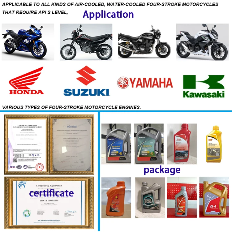
wholesale bike bicycle lube sae 40 15w40 SL 1L oil bottle motorcycle lubricant engine oil 