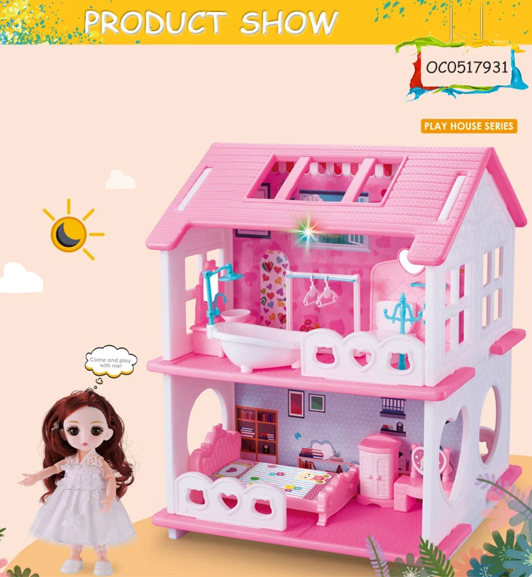 6 inch dolls toys prices diy dollhouse miniature furniture with light