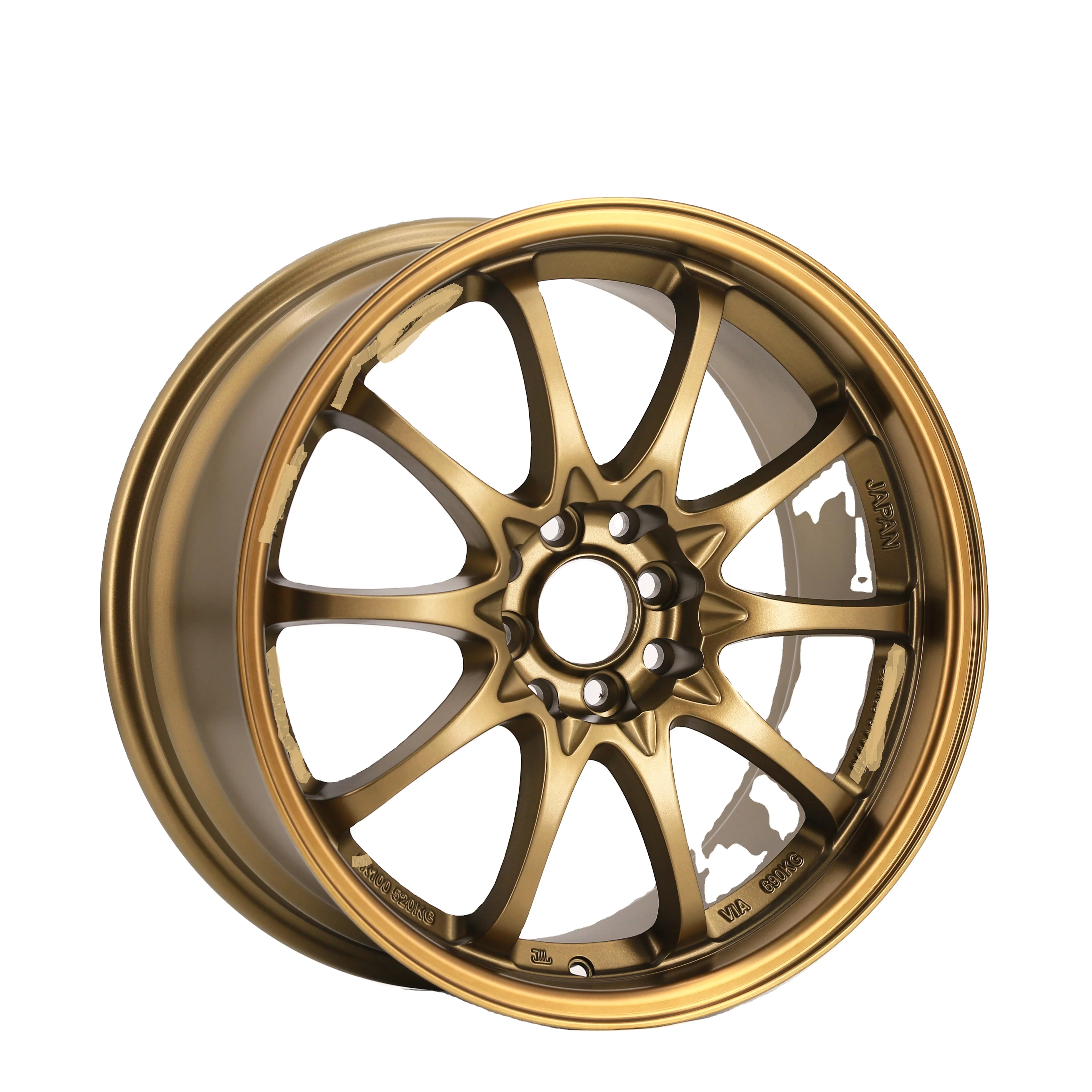 559 Chinese Hot-Selling Bronze Color 5x100 5x114.3 Pcd 15 Inch Sport Rims