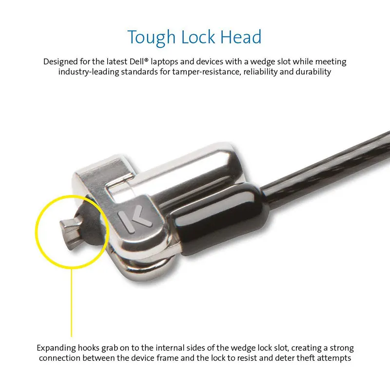 
Kensington Original K64440WW N17 Portable Laptop Keyed 5 Lever Security Locks K64440WW 