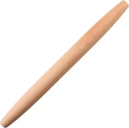 Wooden French rolling pins are used for baking, and beech wood conical rolling pins are used for fudge pie crust cookie pastries