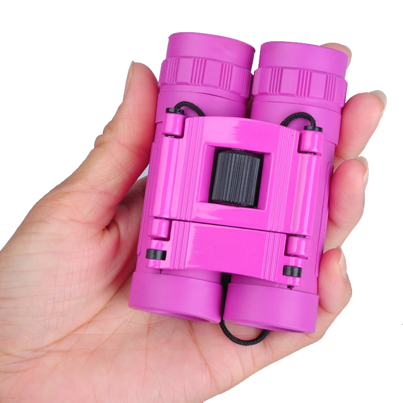 Mini Compact Lightweight Long Distance Binoculars Kids Adults Low Light Folding 8X21 Binoculars for kid binoculars