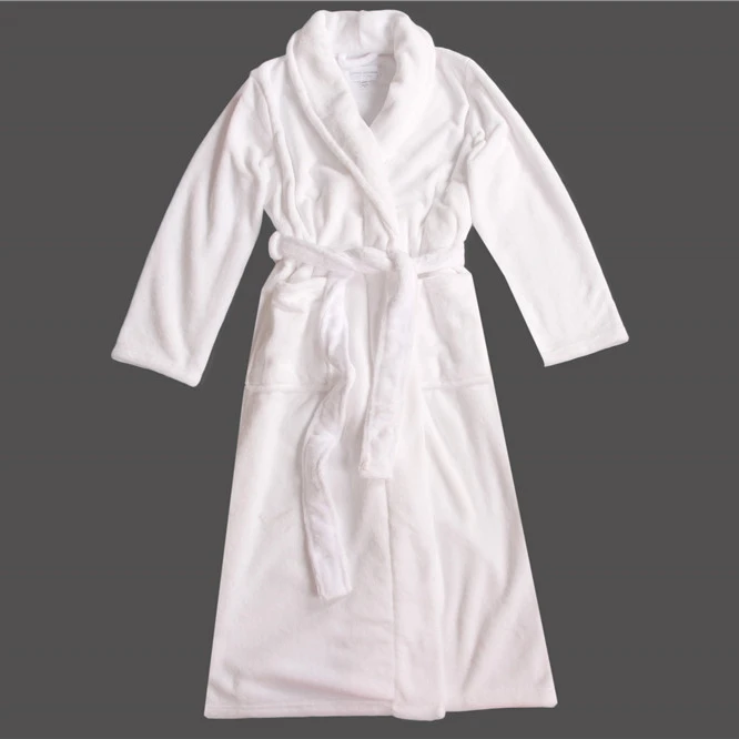 Stockpapa wholesale Winter Warm Ladies long Bathrobe Clothing Stock
