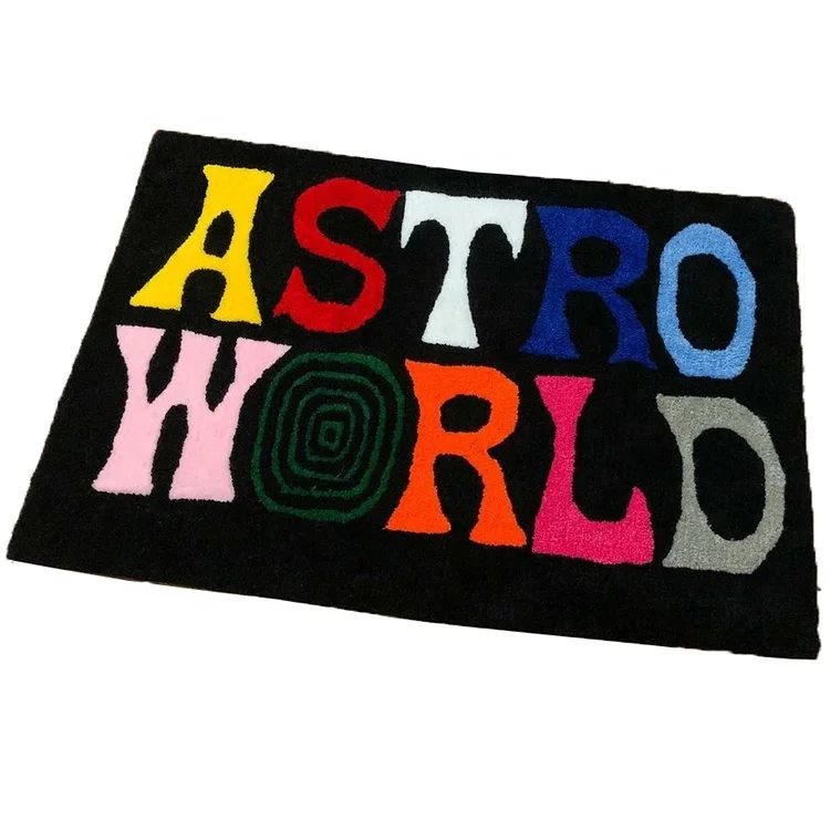 Custom Die Cut Famous Brand Logo Rug