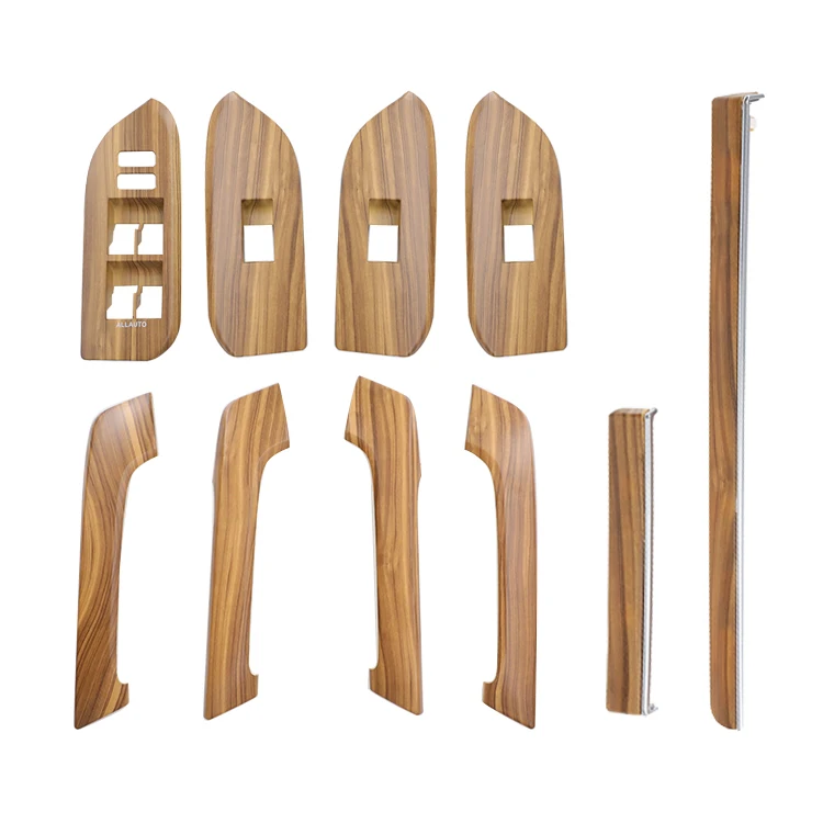 Auto Accessories Car Spare Parts Carbon Fiber Door Handle Dashboard Interior Upgrade Decorative Kits Trim for FJ150 Prado 14-21