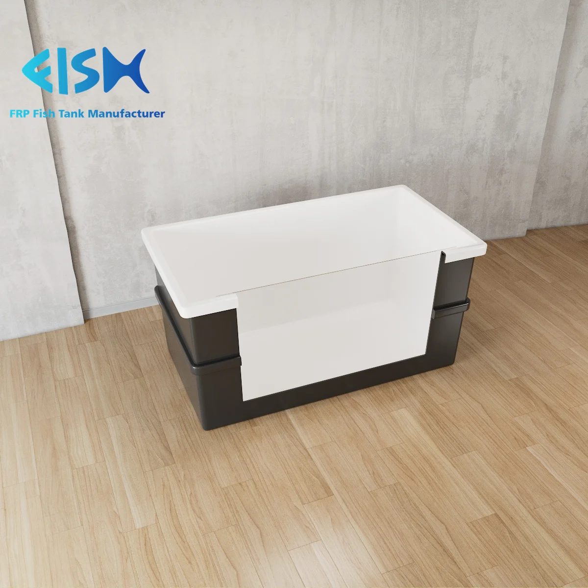 FISH Factory custom Recirculating Aquaculture Systems decoration fish farming aquaponics tank crystal glass aquarium fish tank